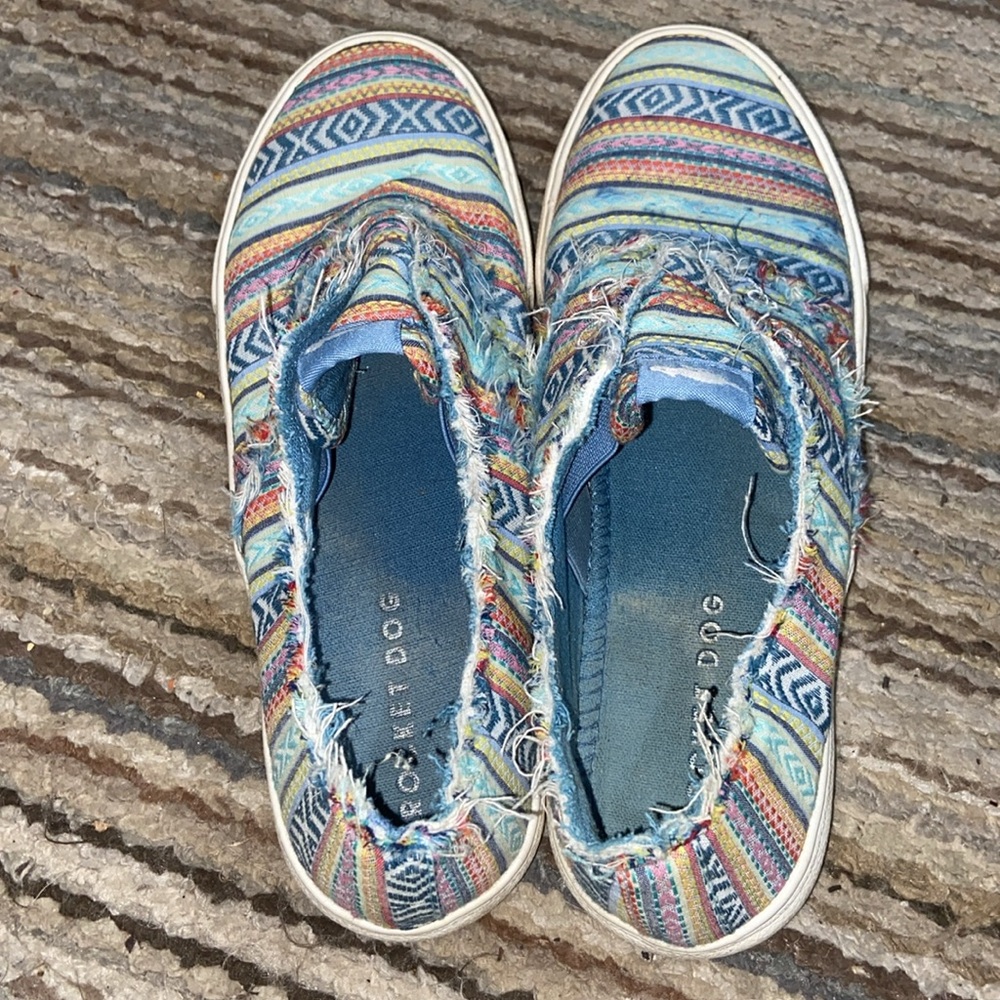 Rocket Dog Aztec Print Slip On Sneakers 7 1/2 - Picture 2 of 4
